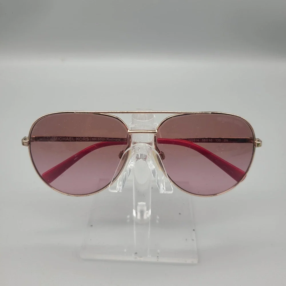 Michael Kors MK 5009 Rodinara Aviator Sunglasses Rose Gold Pink 102614 58mm